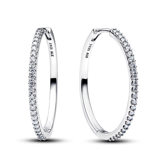 Sparkling Hoop Earrings Popular Style Premium Collection