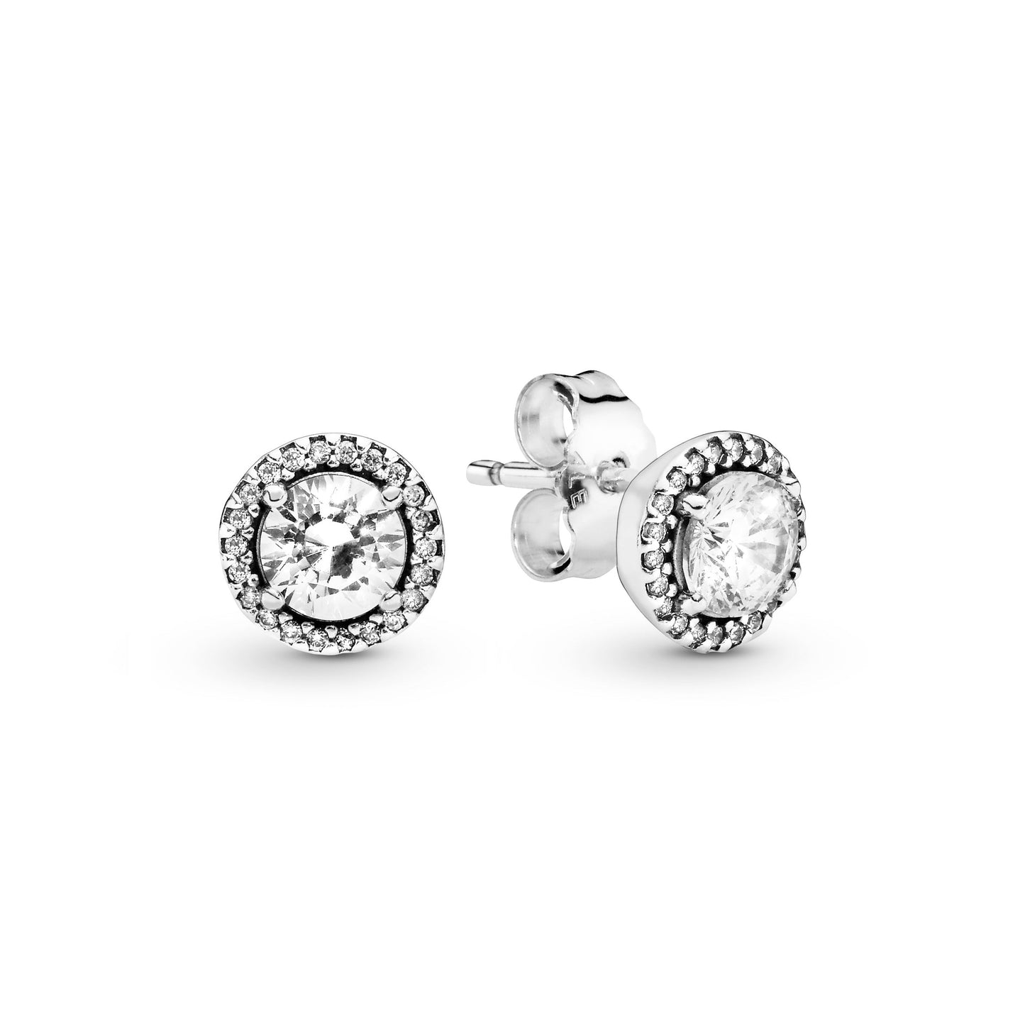 Round Sparkle Stud Earrings Popular Style Premium Collection
