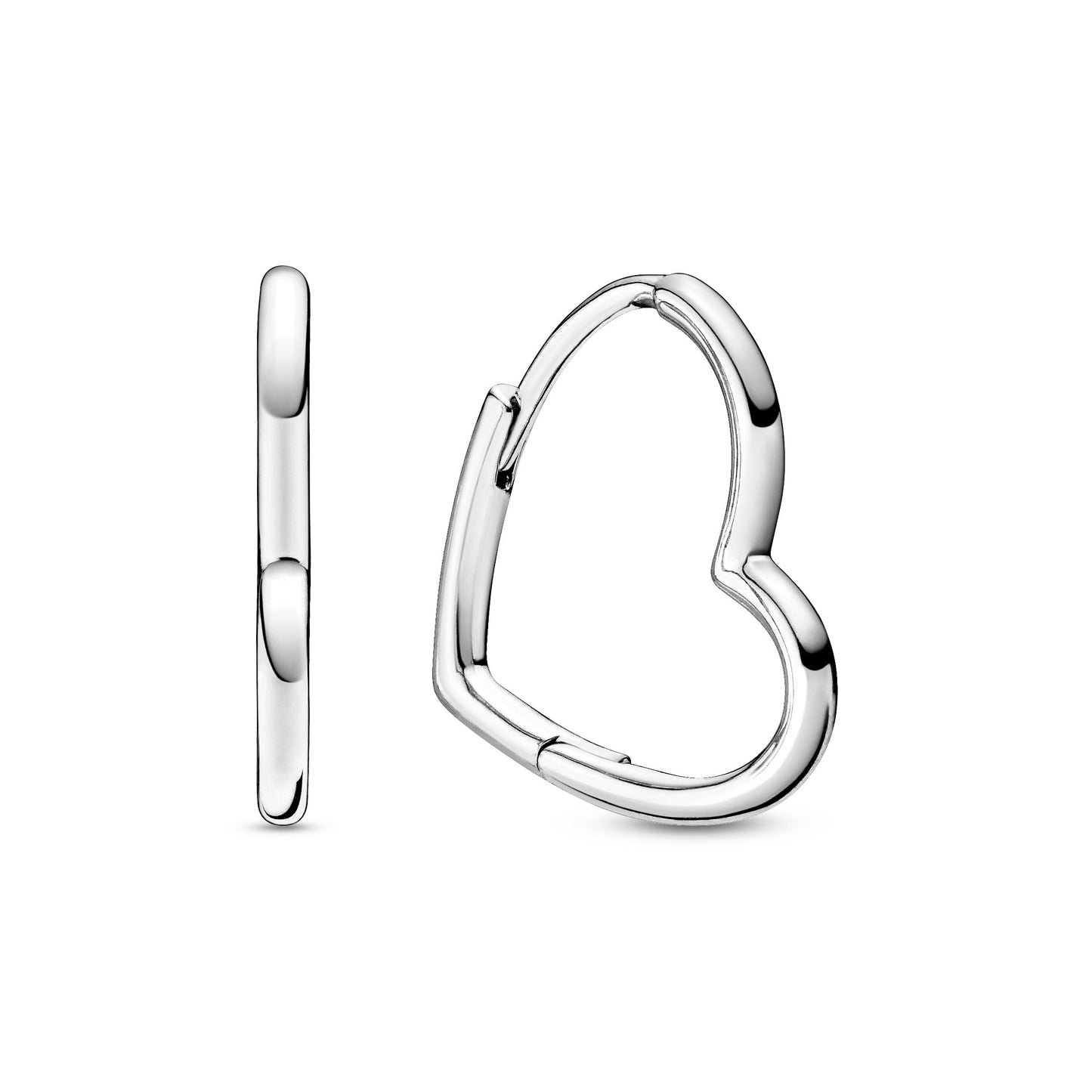 Asymmetrical Heart Hoop Earrings Popular Style Premium Collection