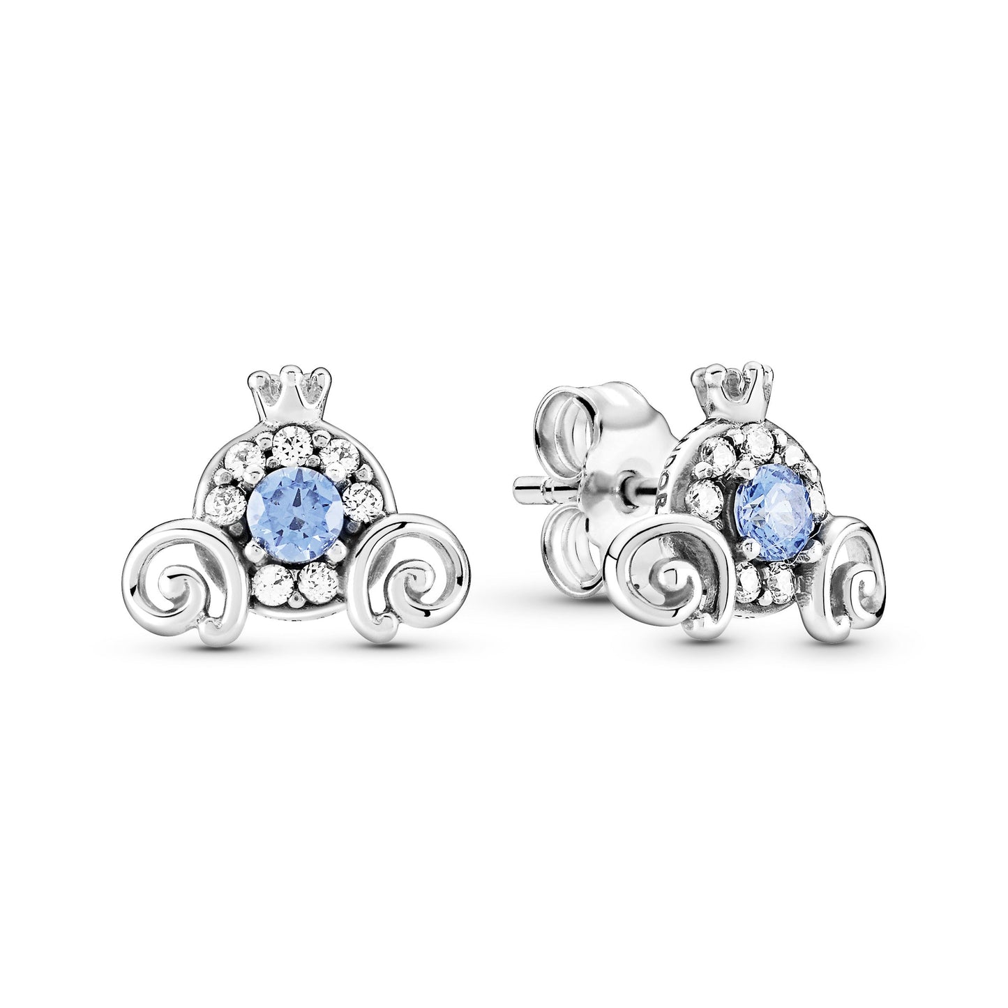 Disney Cinderella Pumpkin Coach Stud Earrings Popular Style Premium Collection