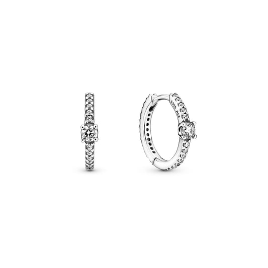 Sparkling Hoop Earrings Popular Style Premium Collection