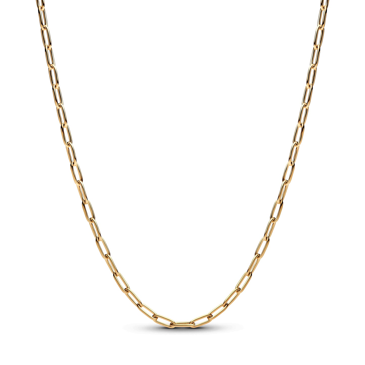 Elongated Link Chain Necklace Premium Fashion Jewelry Gift Collection