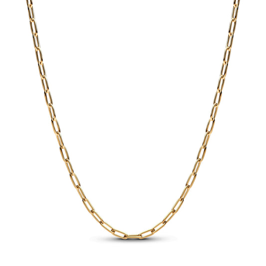 Elongated Link Chain Necklace Premium Fashion Jewelry Gift Collection
