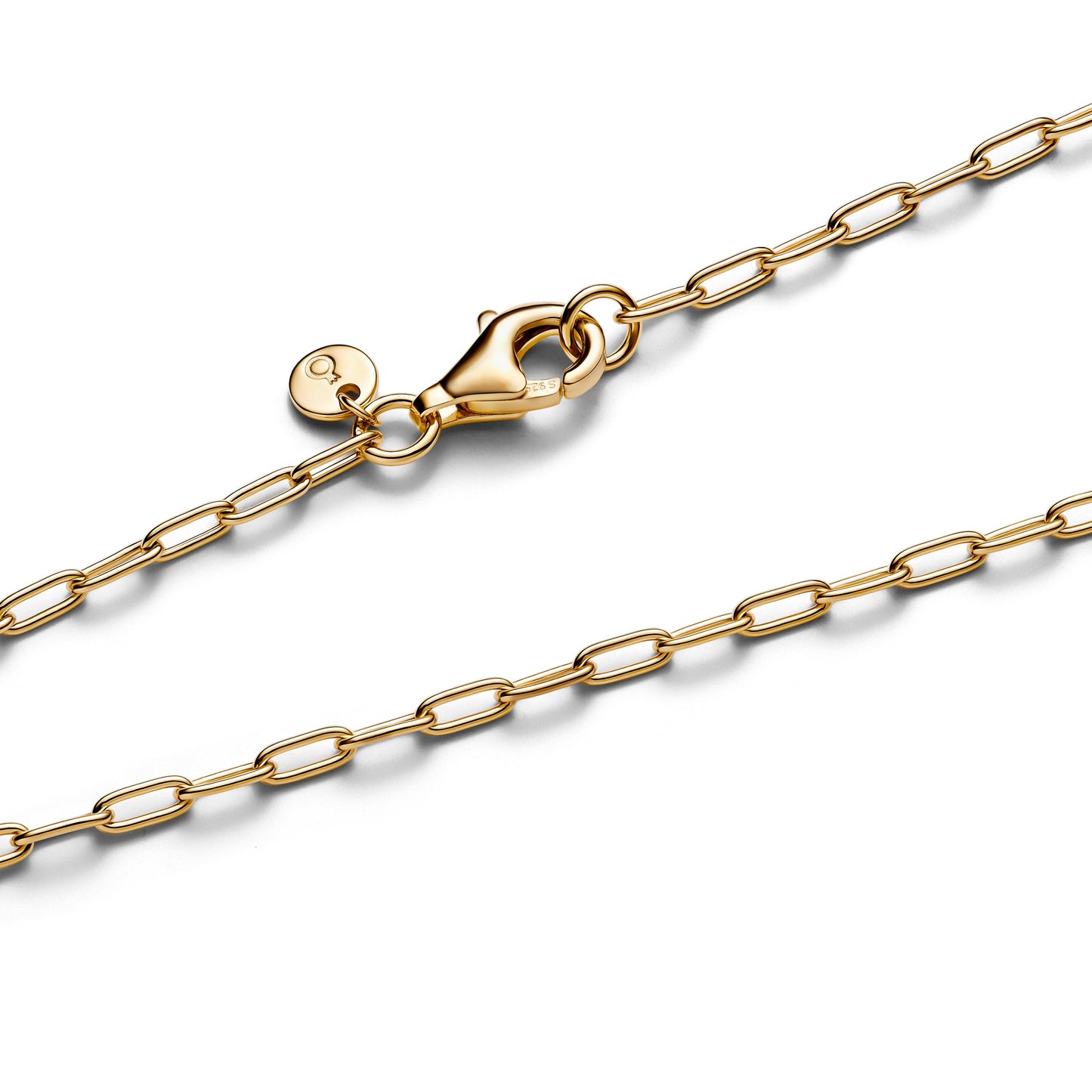 Elongated Link Chain Necklace Premium Fashion Jewelry Gift Collection