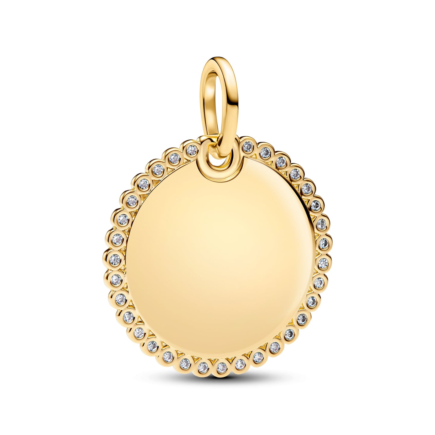 Engravable Round Tag Pendant Premium Fashion Jewelry Gift Collection