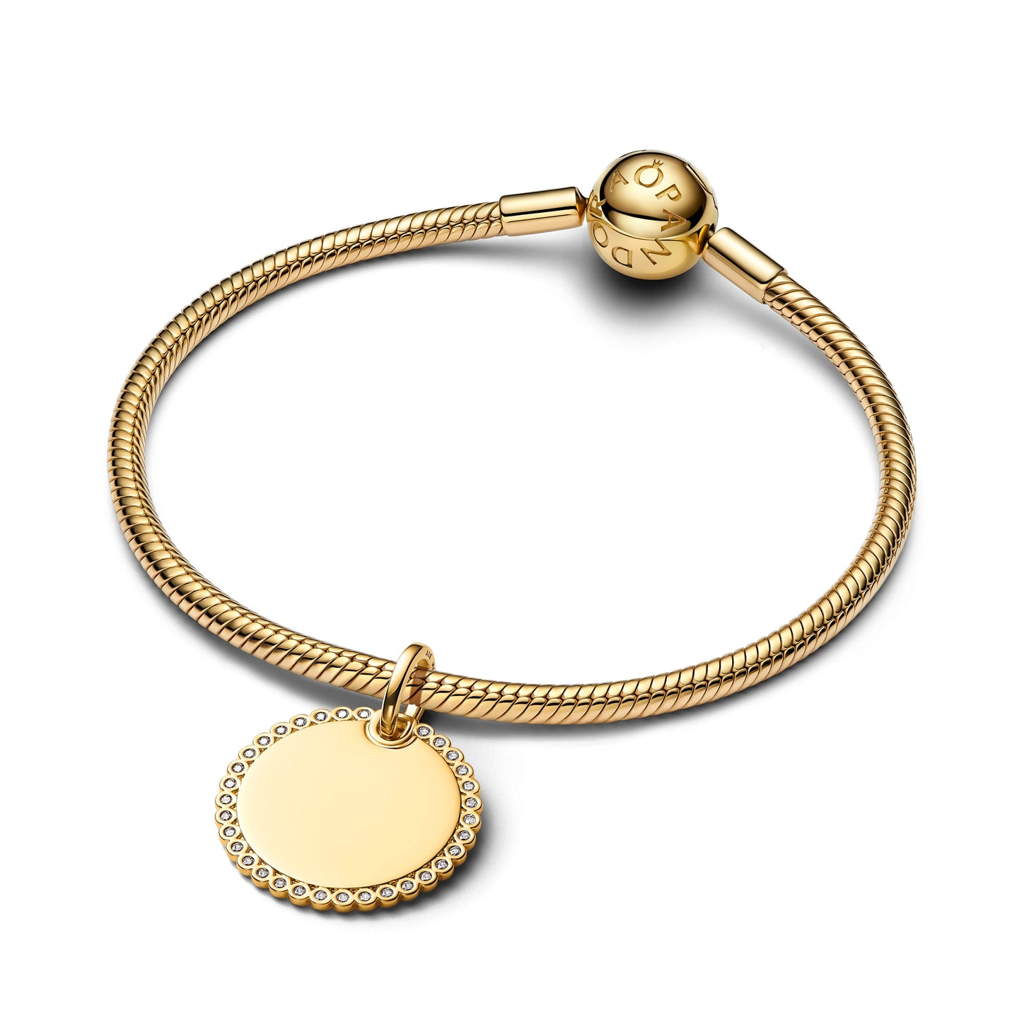Engravable Round Tag Pendant Premium Fashion Jewelry Gift Collection