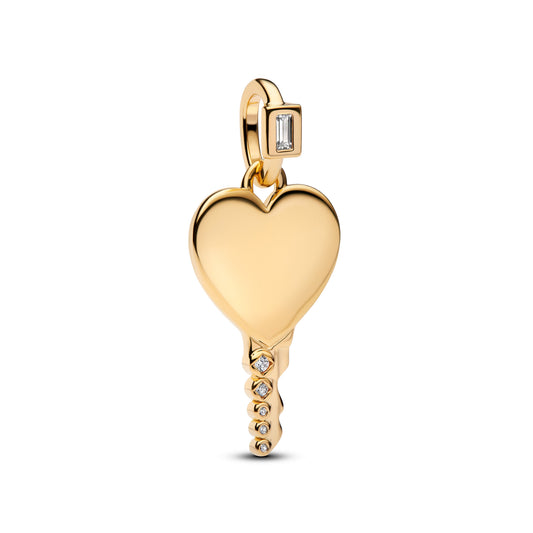 Engravable Heart Key Pendant Premium Fashion Jewelry Gift Collection