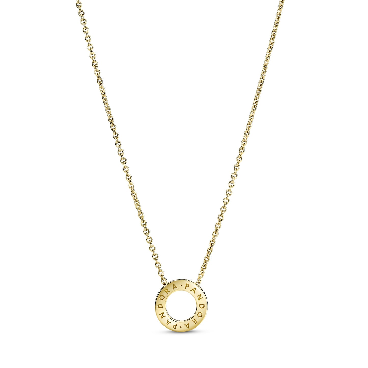 Pandora Logo Pavé Circle Collier Necklace Premium Fashion Jewelry Gift Collection