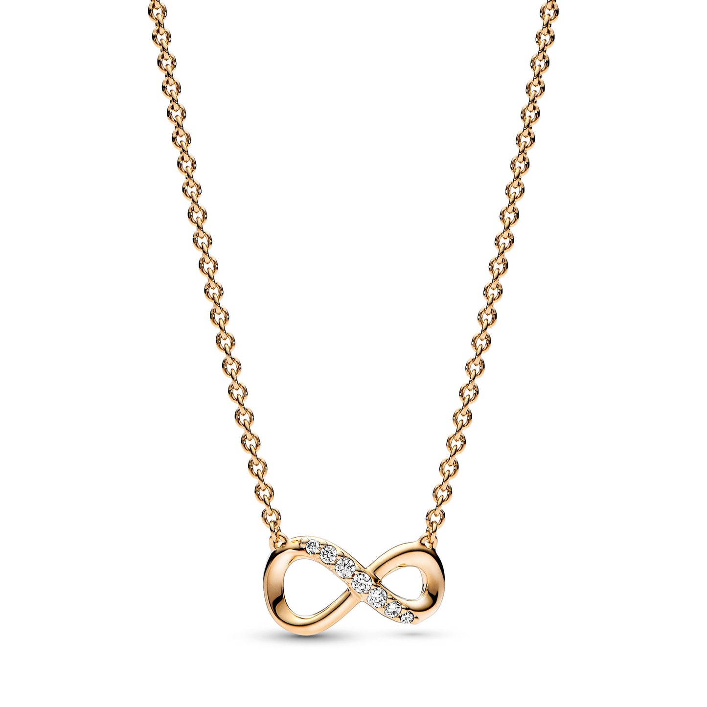 Sparkling Infinity Collier Necklace Premium Fashion Jewelry Gift Collection