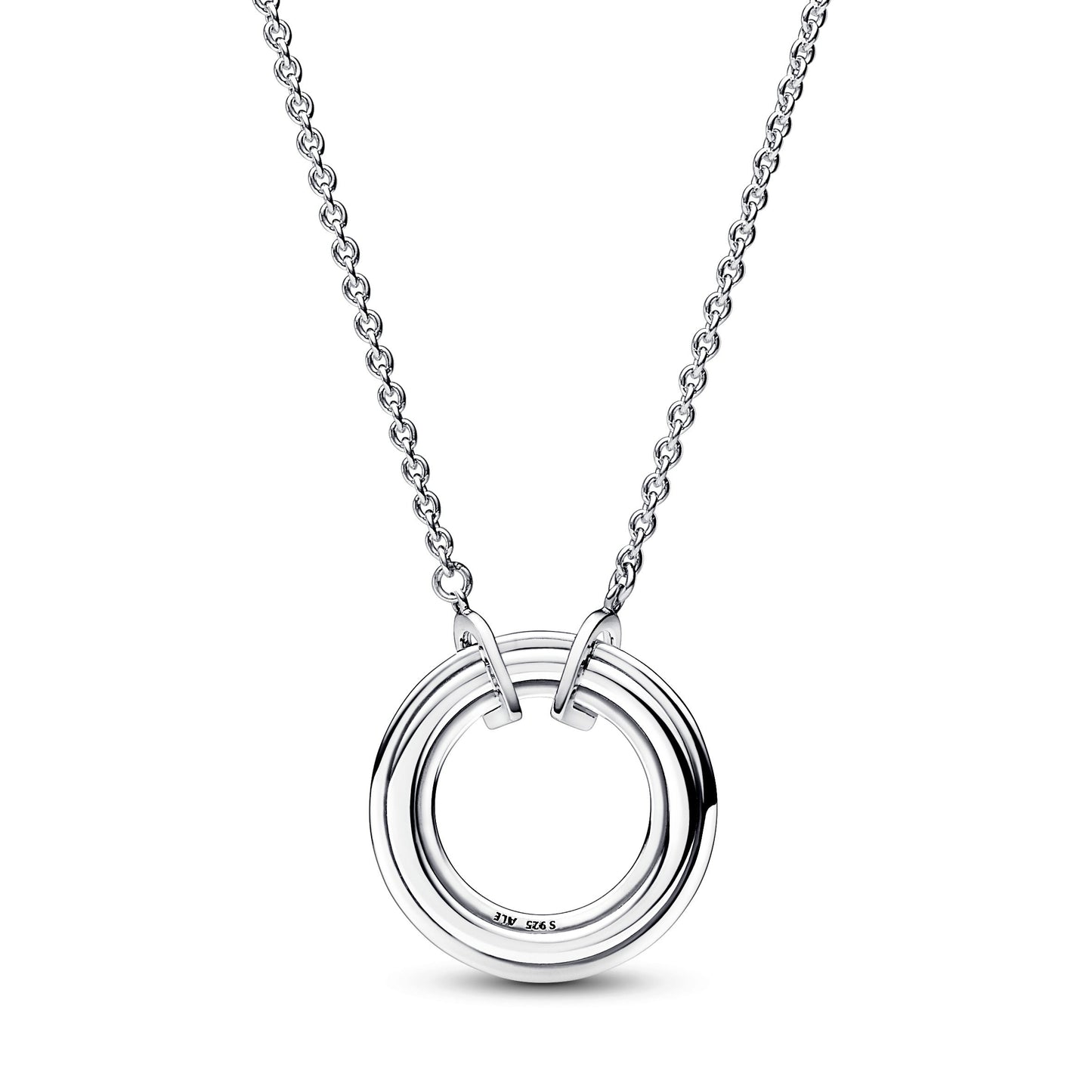 Pandora Signature Two tone Logo & Pavé Necklace Premium Fashion Jewelry Gift Collection