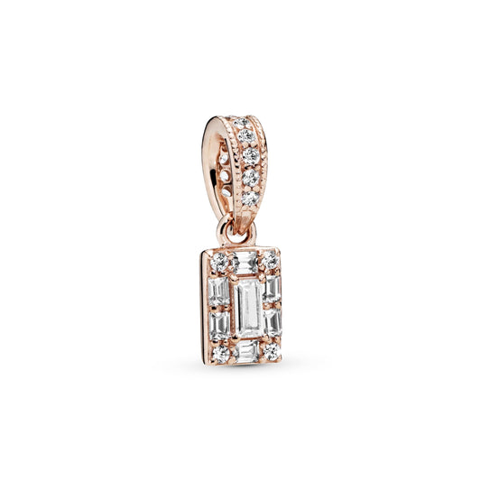 Sparkling Square Halo Pendant Premium Fashion Jewelry Gift Collection
