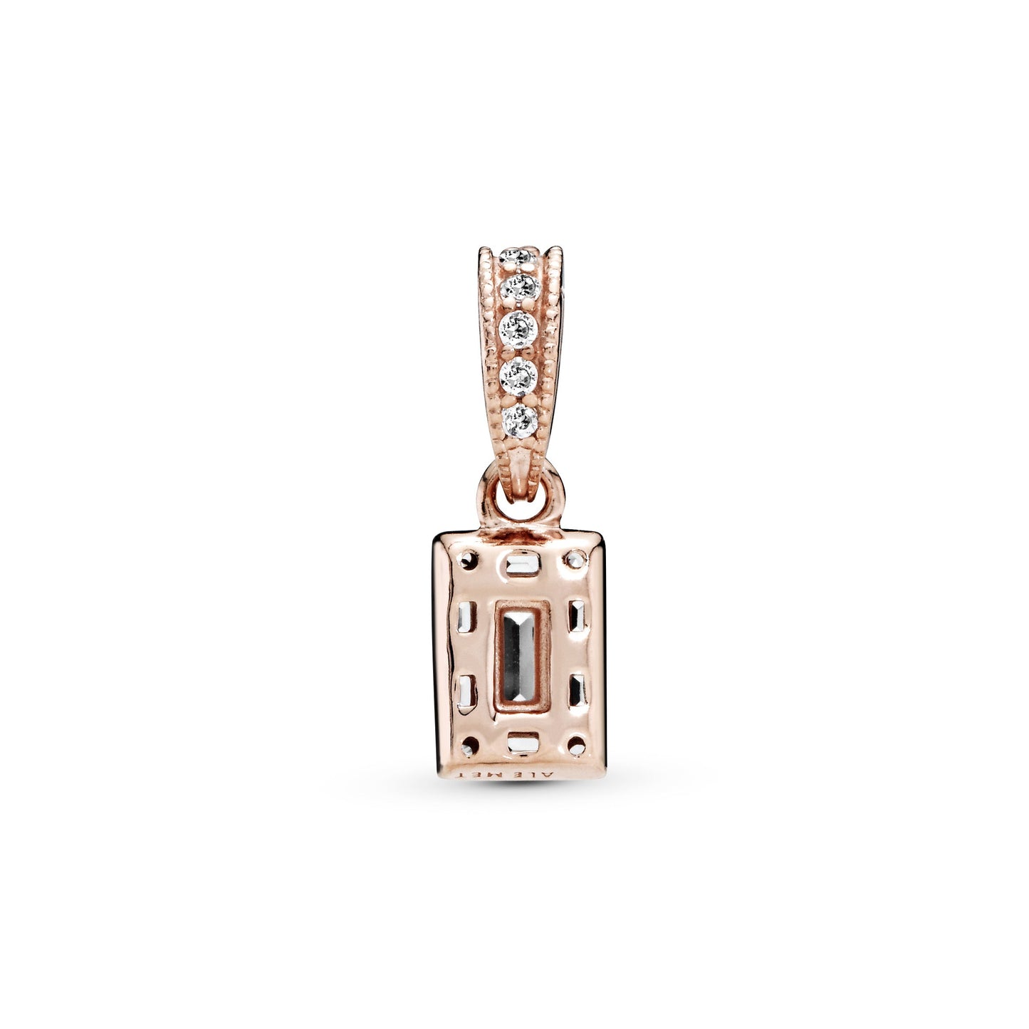Sparkling Square Halo Pendant Premium Fashion Jewelry Gift Collection