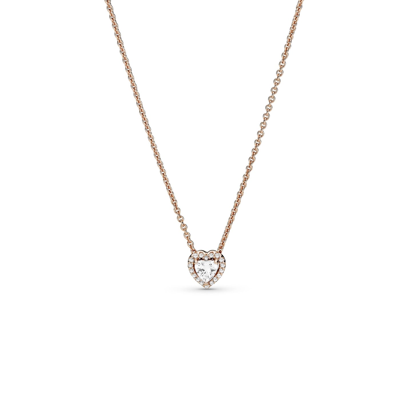 Sparkling Heart Collier Necklace Premium Fashion Jewelry Gift Collection