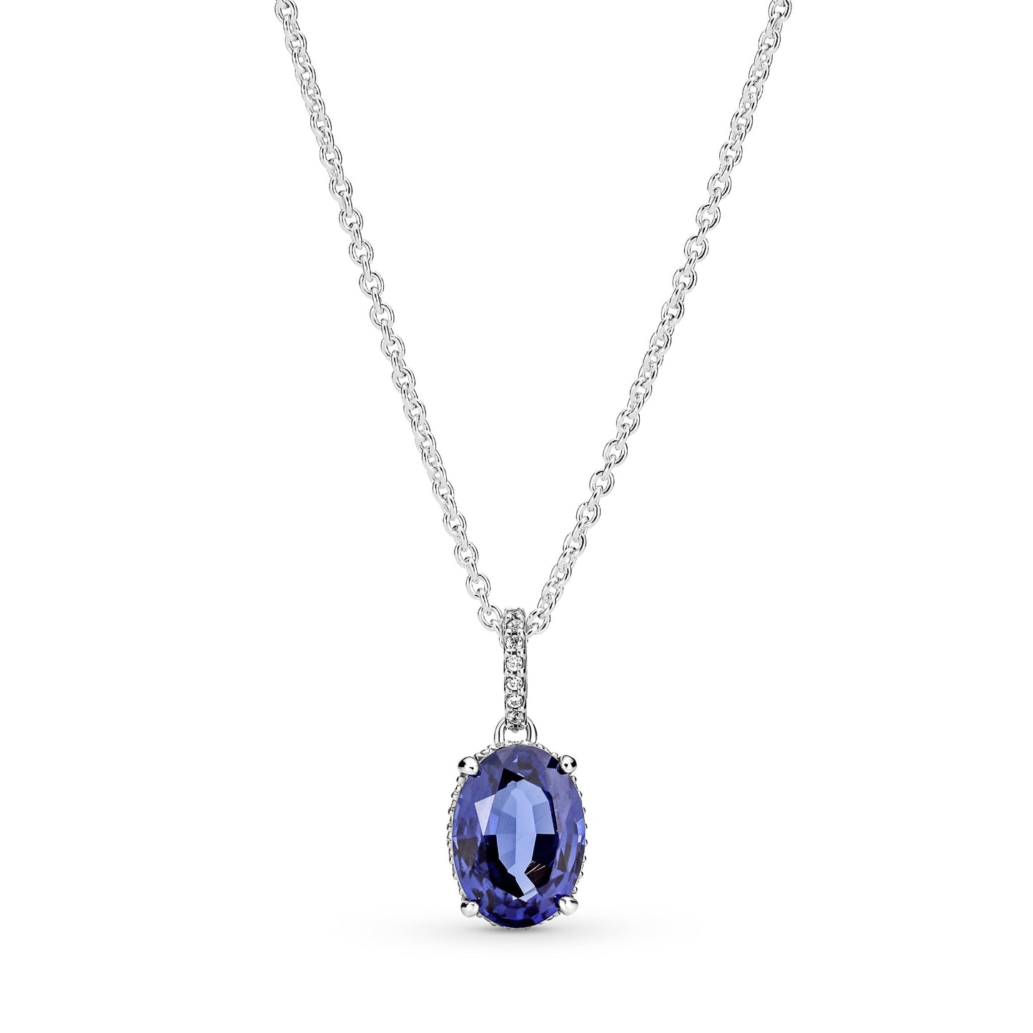 Sparkling Statement Halo Pendant Necklace Premium Fashion Jewelry Gift Collection