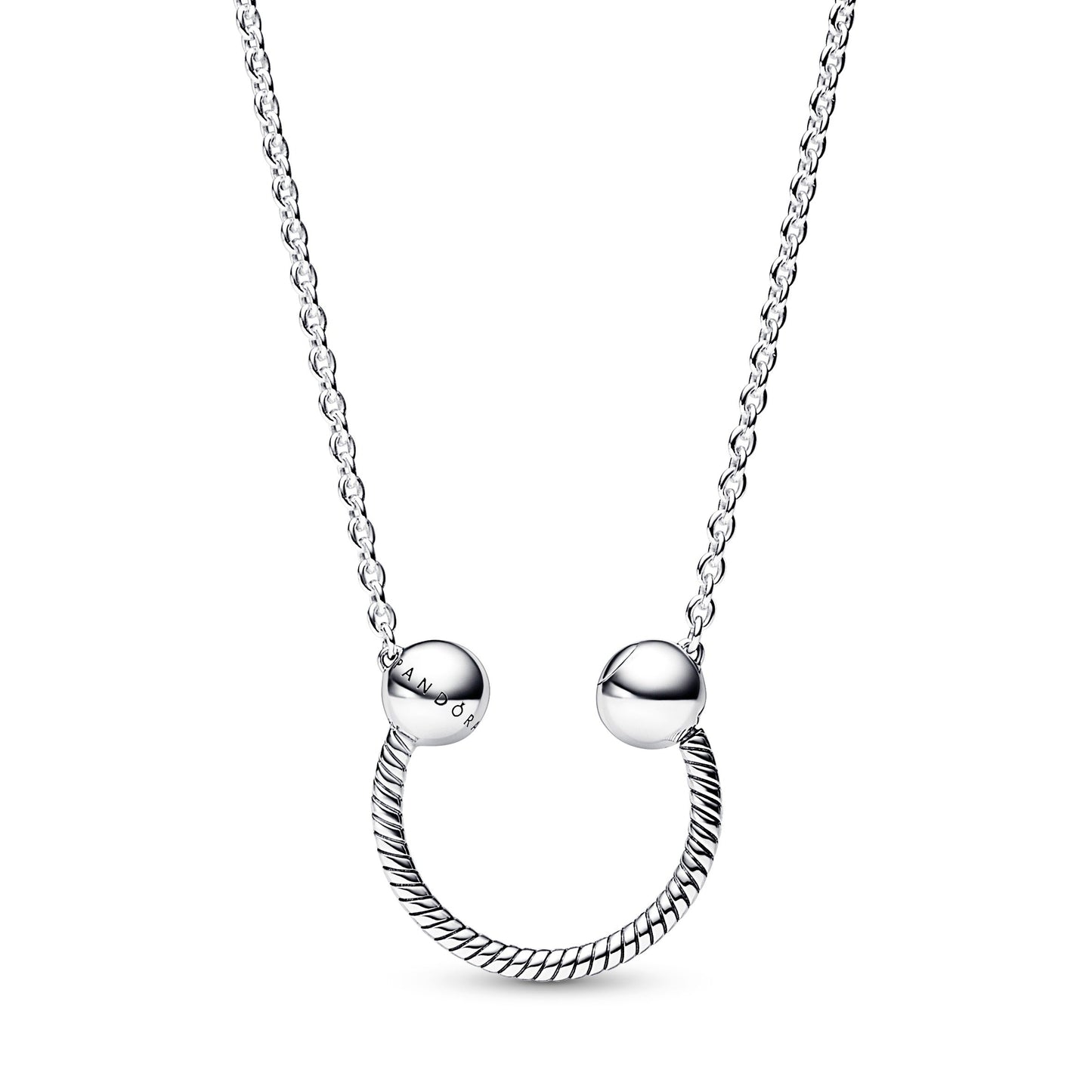 Pandora Moments U-shape Charm Pendant Necklace Premium Fashion Jewelry Gift Collection