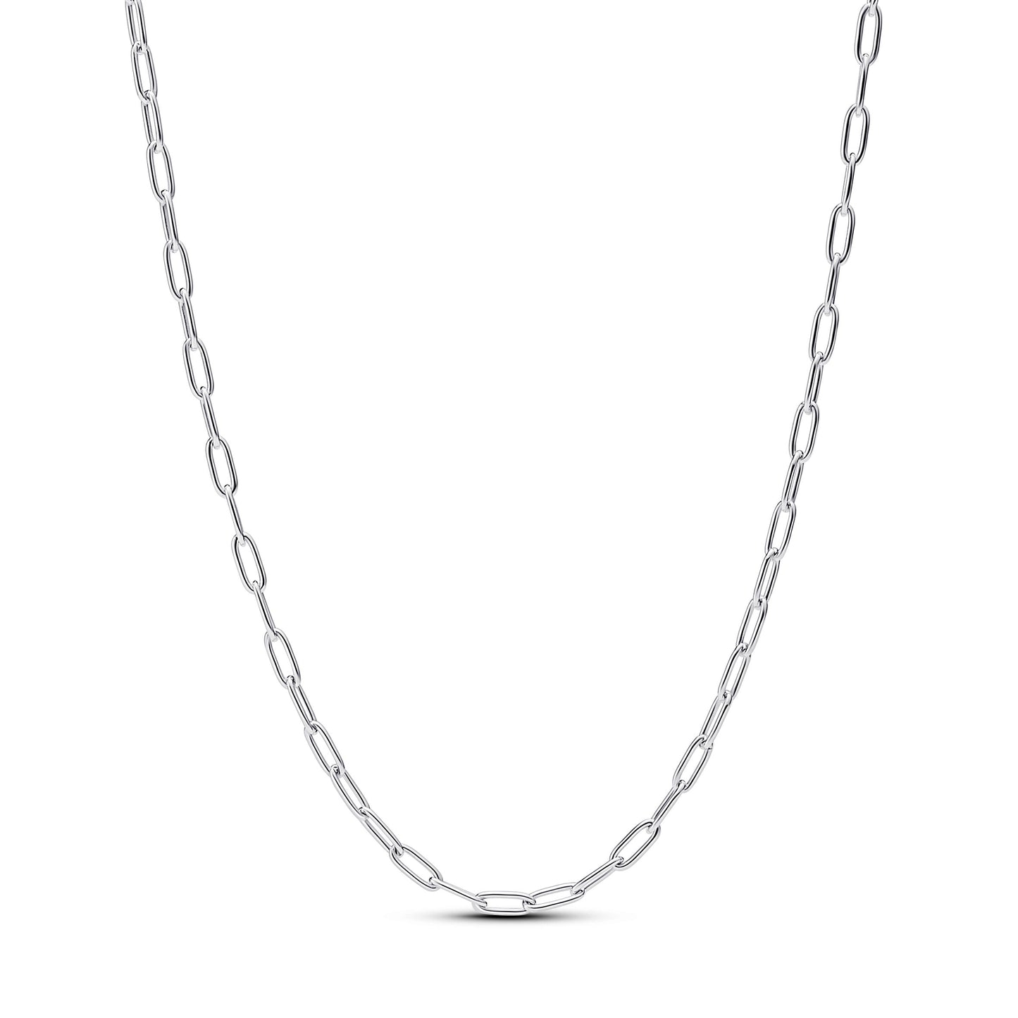 Elongated Link Chain Necklace Premium Fashion Jewelry Gift Collection