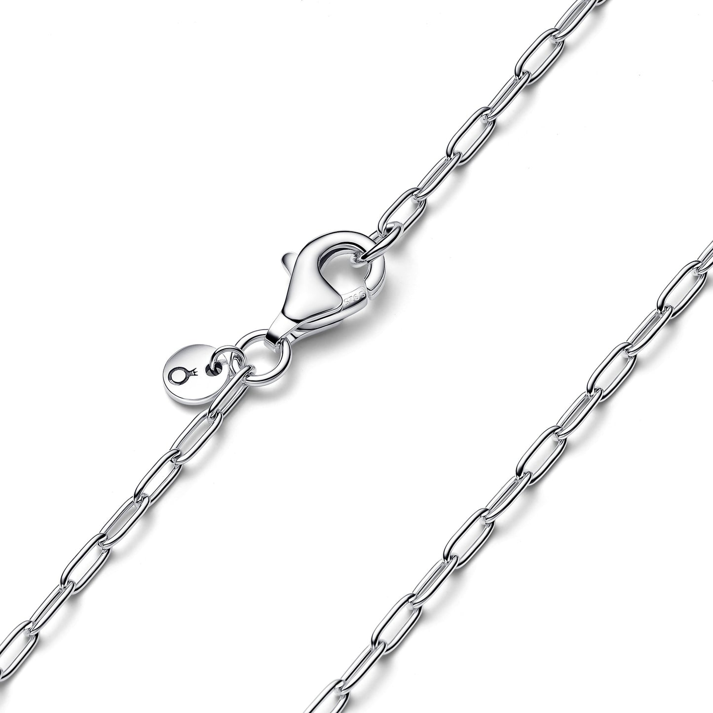 Elongated Link Chain Necklace Premium Fashion Jewelry Gift Collection