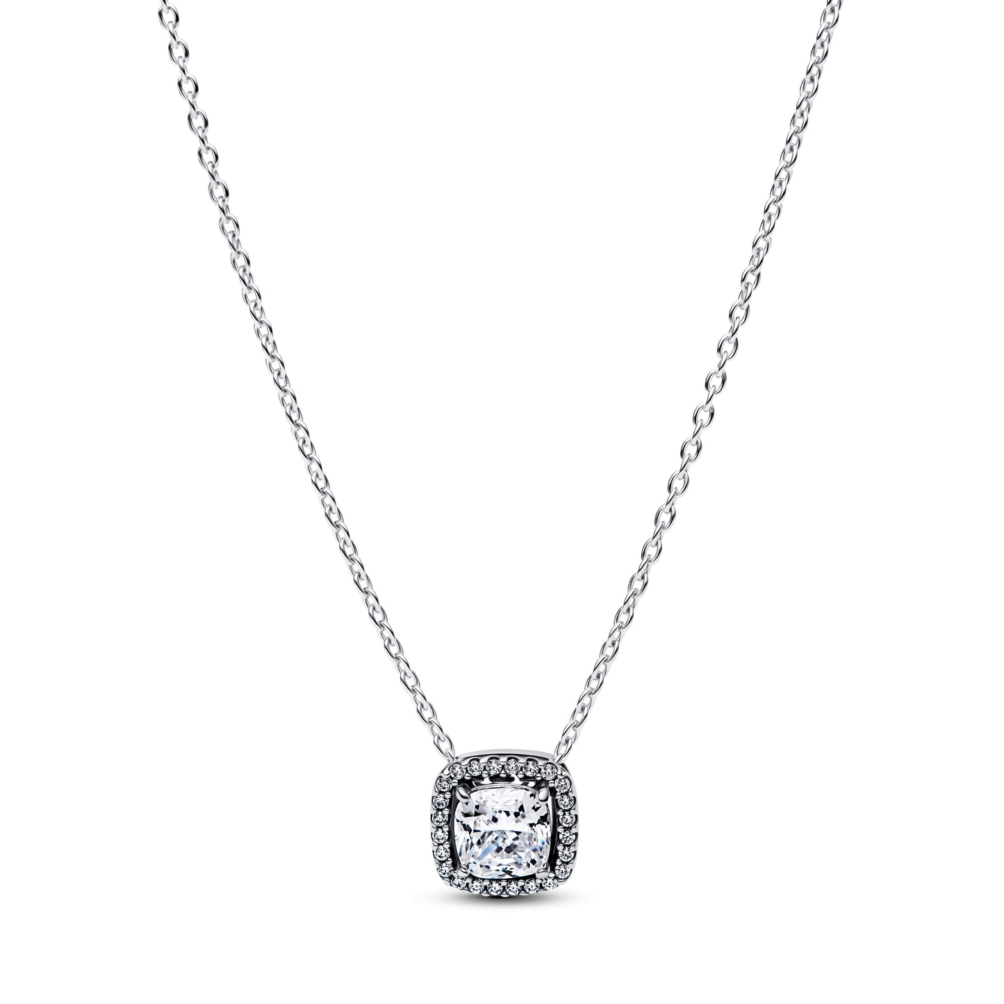 Halo Pendant Collier Necklace Premium Fashion Jewelry Gift Collection