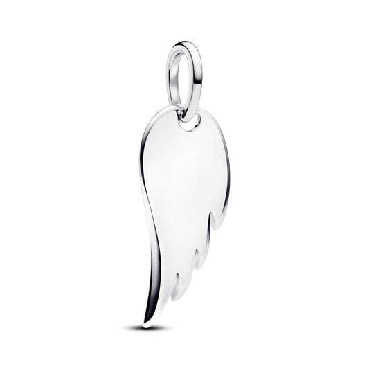 Engravable Angel Wing Tag Pendant Premium Fashion Jewelry Gift Collection