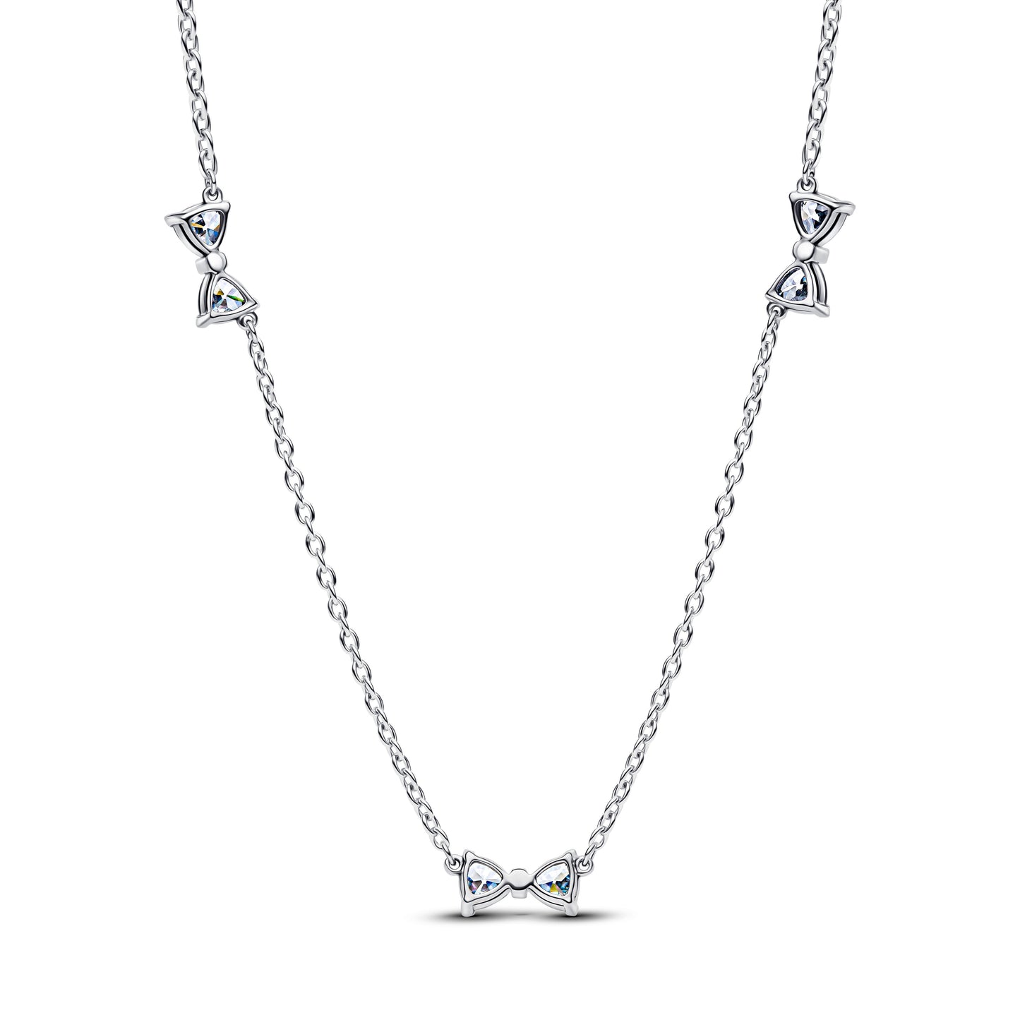 Bow Station Chain Necklace Premium Fashion Jewelry Gift Collection