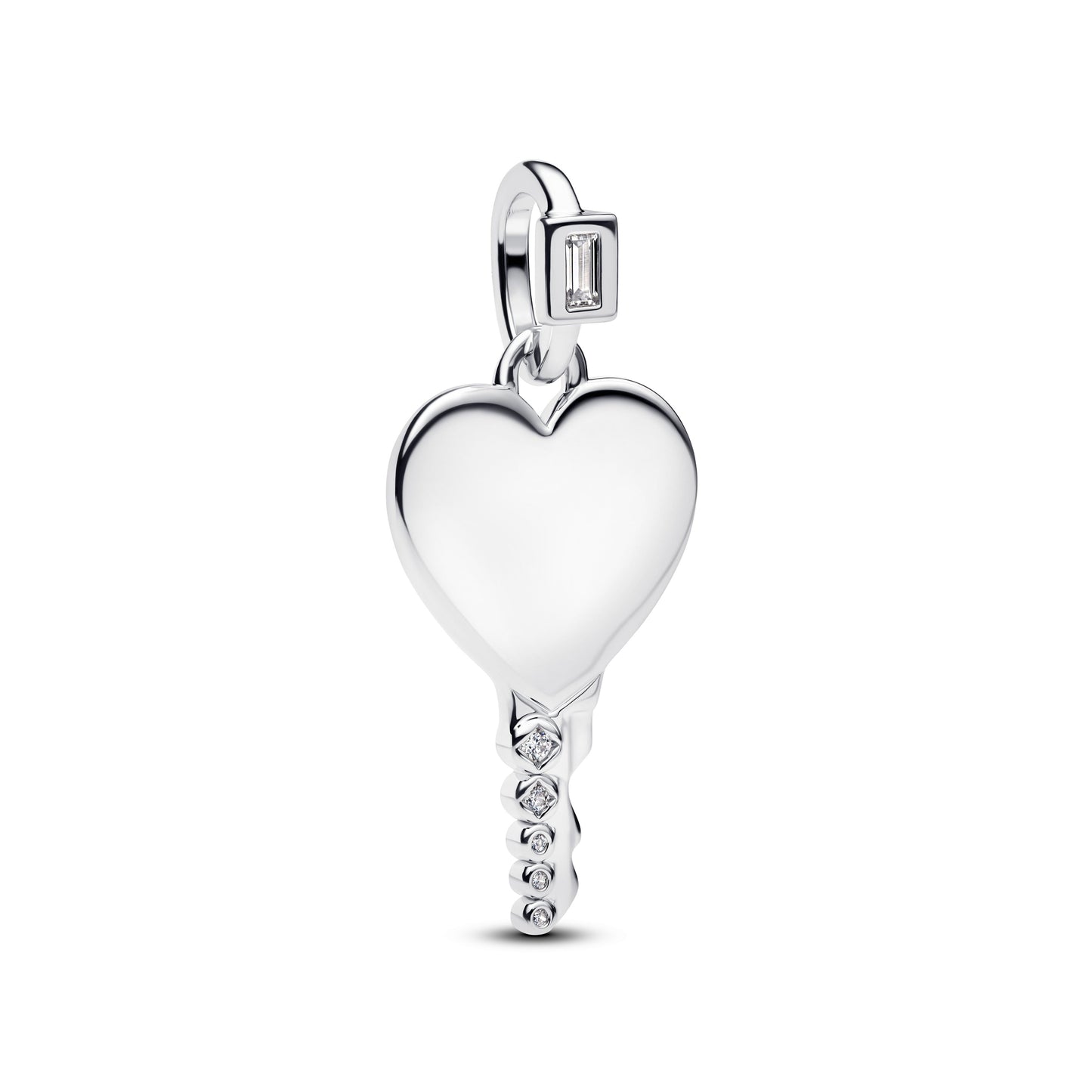 Engravable Heart Key Pendant Premium Fashion Jewelry Gift Collection