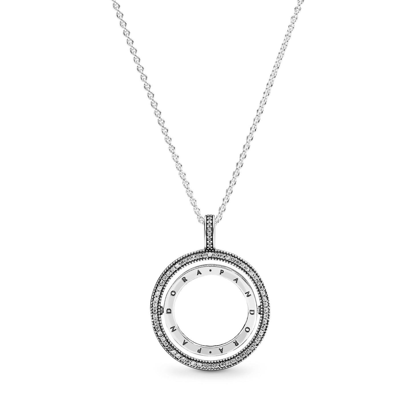Pandora Logo Circle Necklace Premium Fashion Jewelry Gift Collection