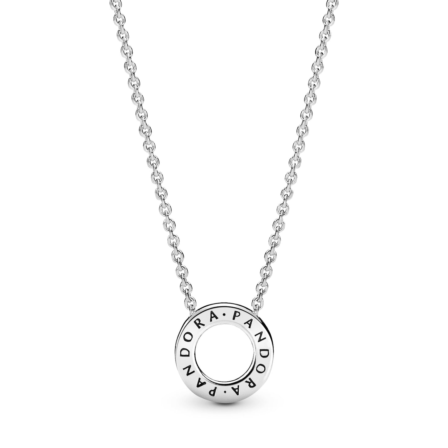 Pandora Logo Pavé Circle Collier Necklace Premium Fashion Jewelry Gift Collection