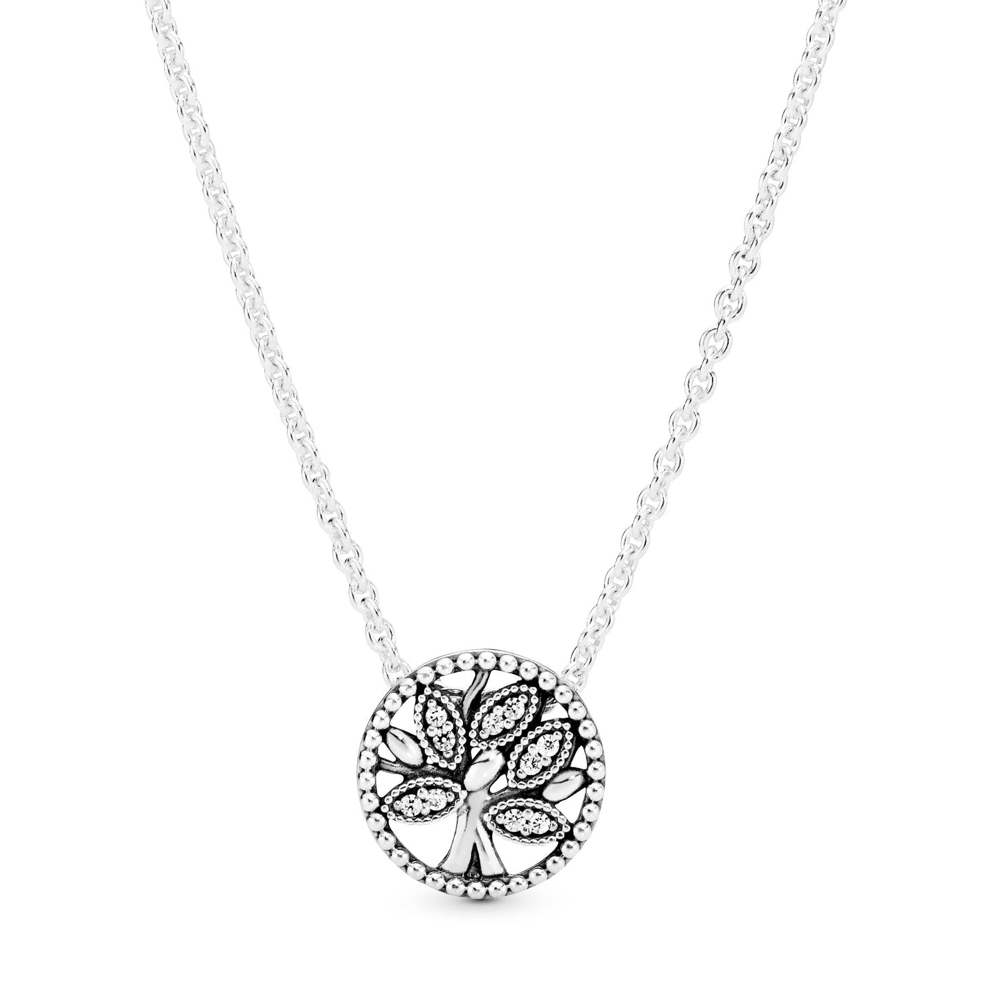 Sparkling Family Tree Necklace Premium Fashion Jewelry Gift Collection