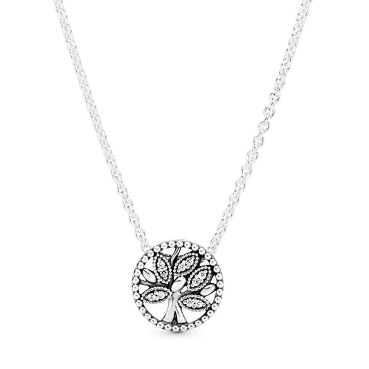 Sparkling Family Tree Necklace Premium Fashion Jewelry Gift Collection