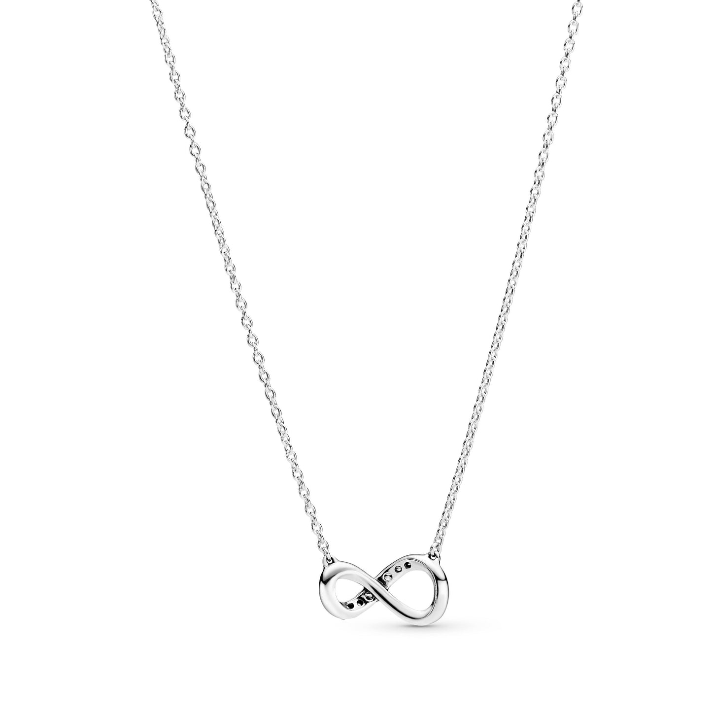 Sparkling Infinity Collier Necklace Premium Fashion Jewelry Gift Collection