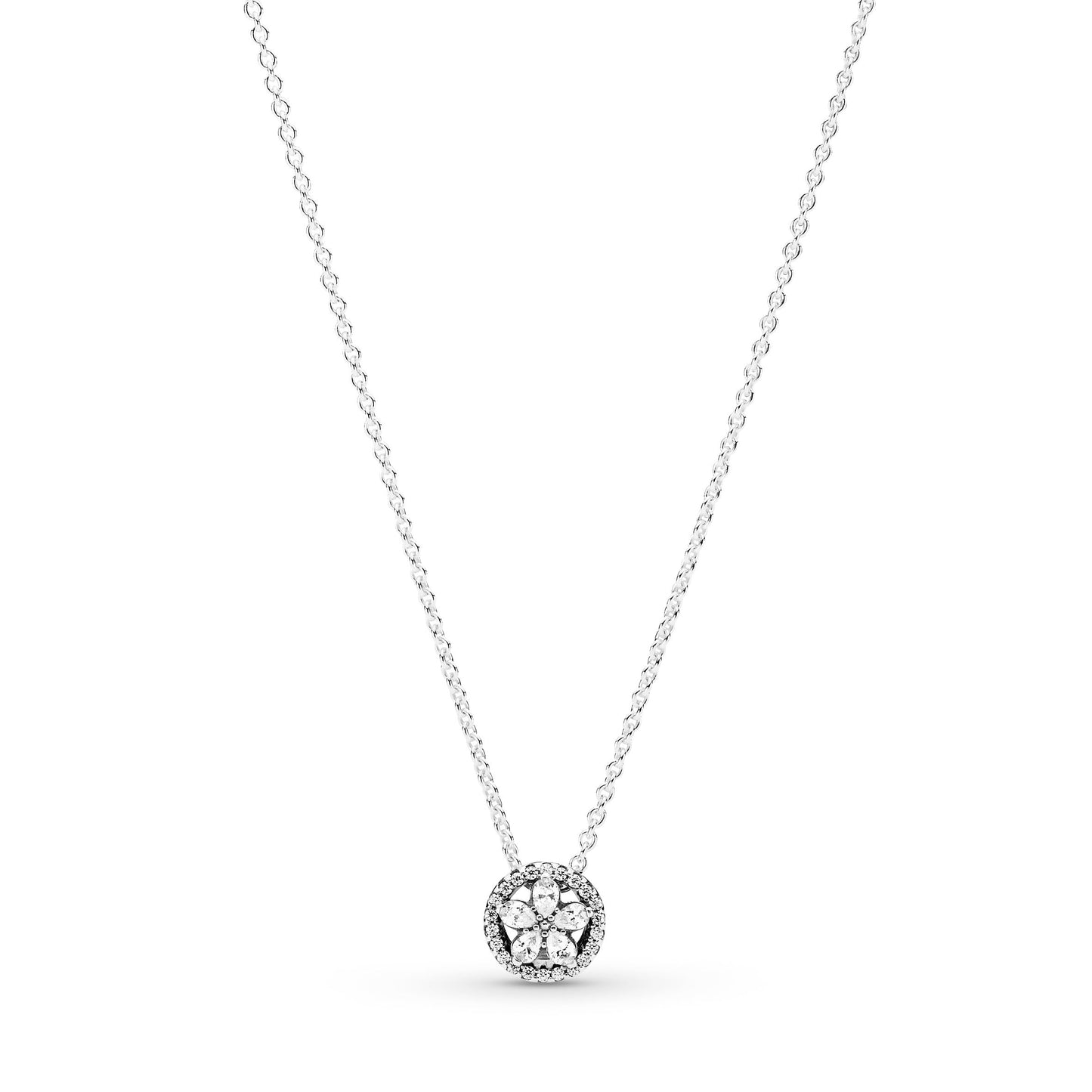 Sparkling Snowflake Collier Necklace Premium Fashion Jewelry Gift Collection
