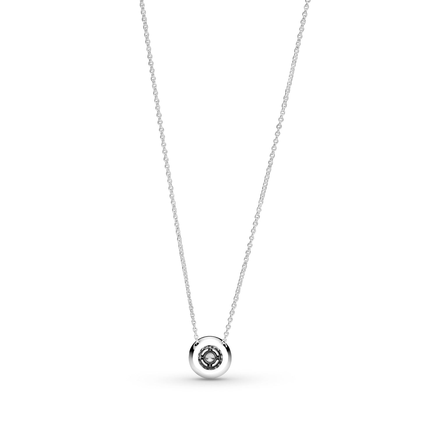 Sparkling Double Halo Collier Necklace Premium Fashion Jewelry Gift Collection