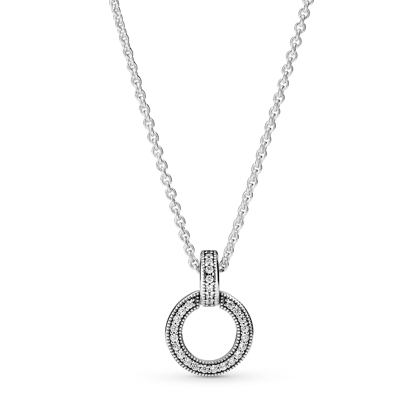 Double Circle Pendant & Necklace Premium Fashion Jewelry Gift Collection