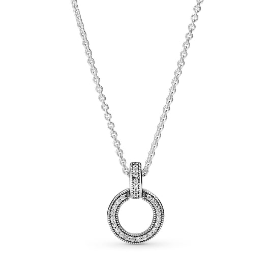 Double Circle Pendant & Necklace Premium Fashion Jewelry Gift Collection