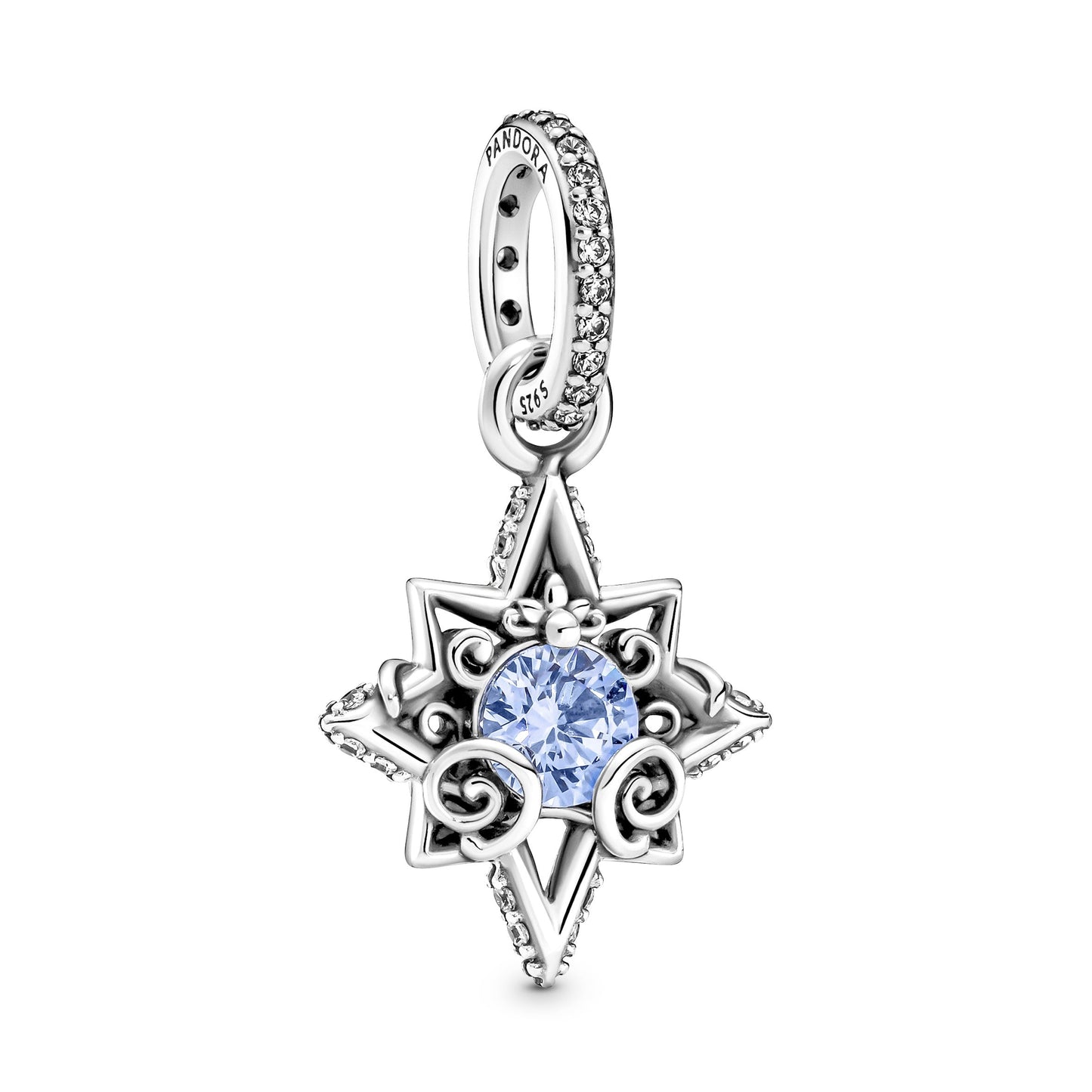 Disney Cinderella Blue Star Pendant Premium Fashion Jewelry Gift Collection