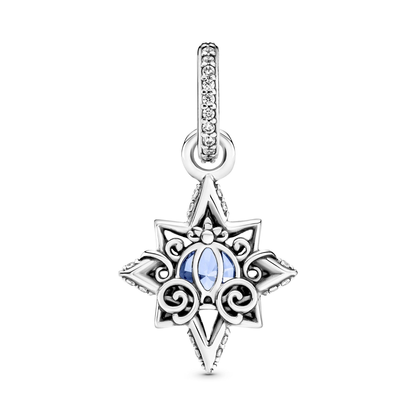 Disney Cinderella Blue Star Pendant Premium Fashion Jewelry Gift Collection