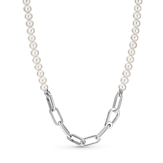 Pandora ME Freshwater Cultured Pearl Necklace Premium Fashion Jewelry Gift Collection
