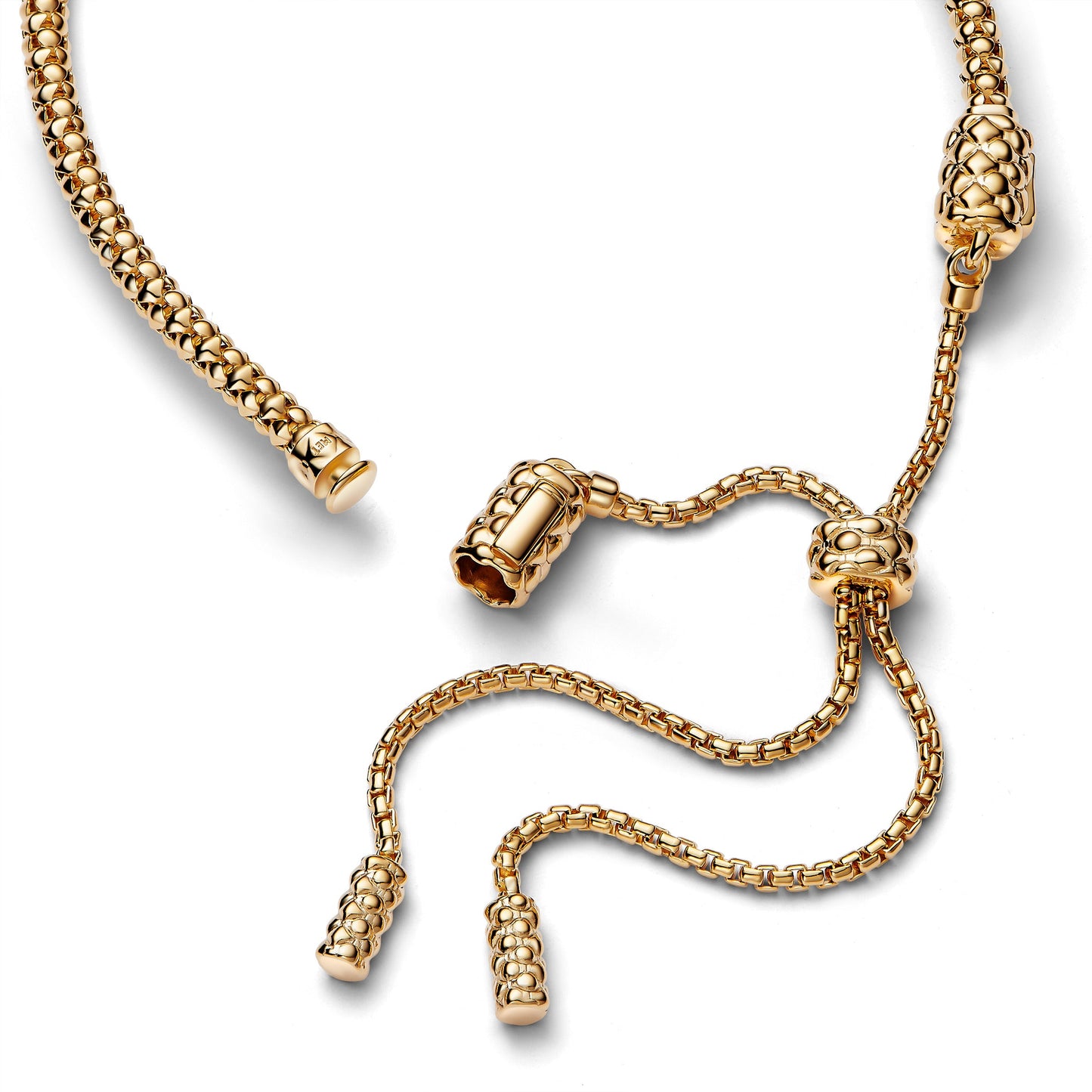 Studded Chain Slider Bracelet Premium Fashion Jewelry Gift Collection