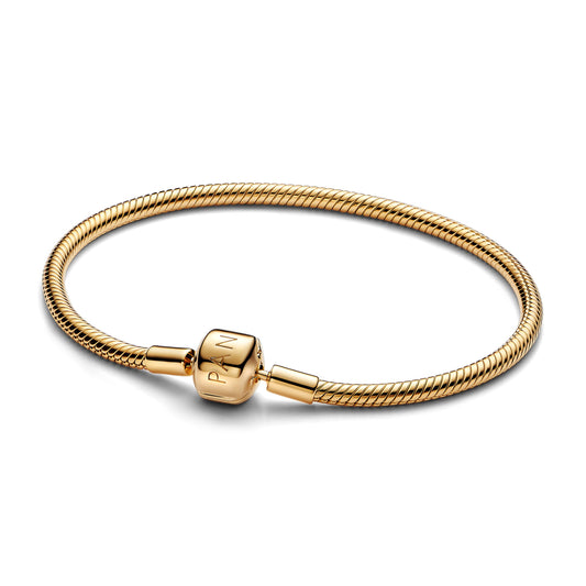 Barrel Clasp Snake Chain Bracelet Premium Fashion Jewelry Gift Collection