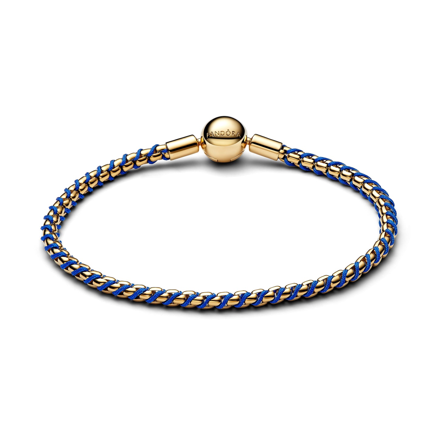 Blue Cord Box Chain Bracelet Premium Fashion Jewelry Gift Collection