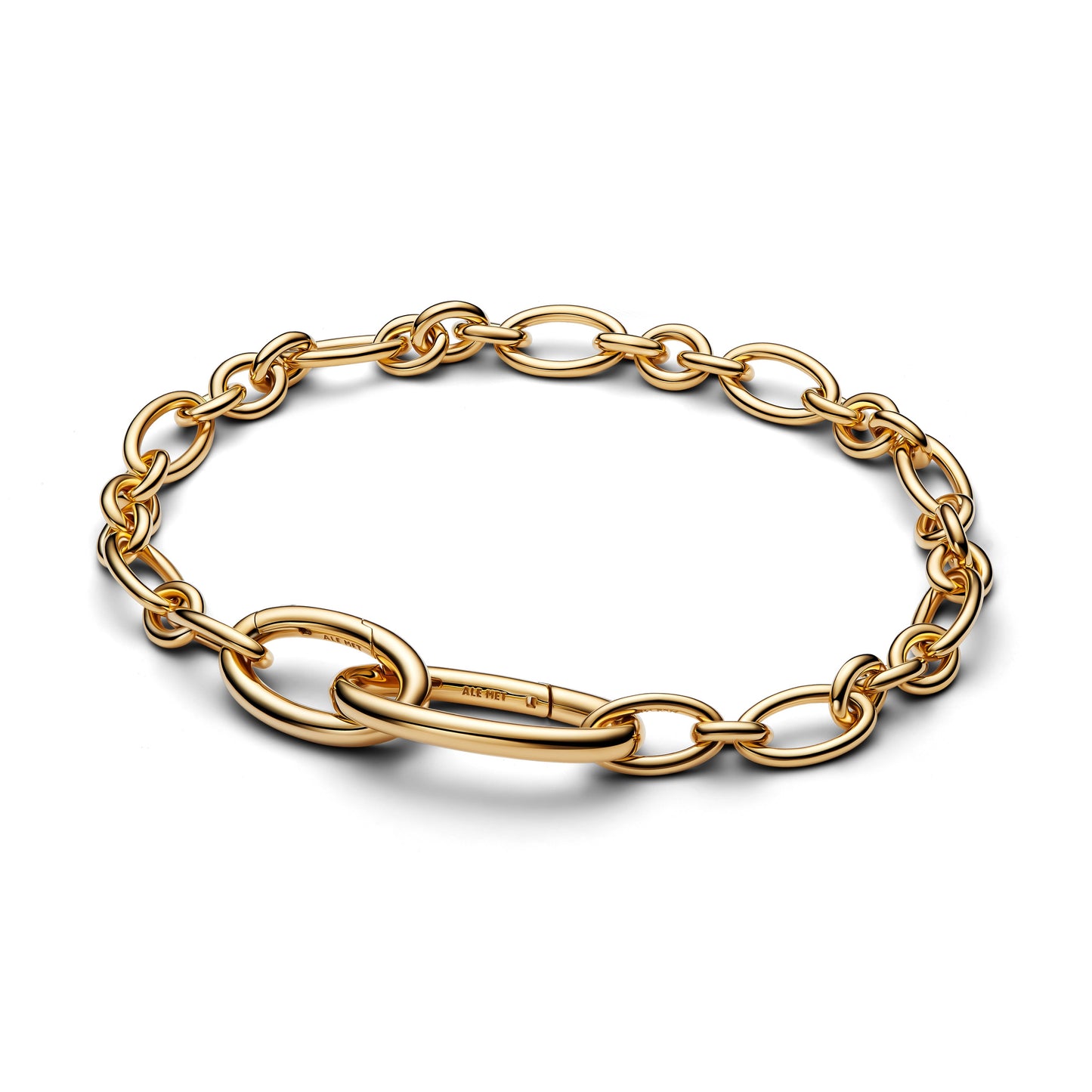 Openable Oval Link Chain Bracelet Premium Fashion Jewelry Gift Collection