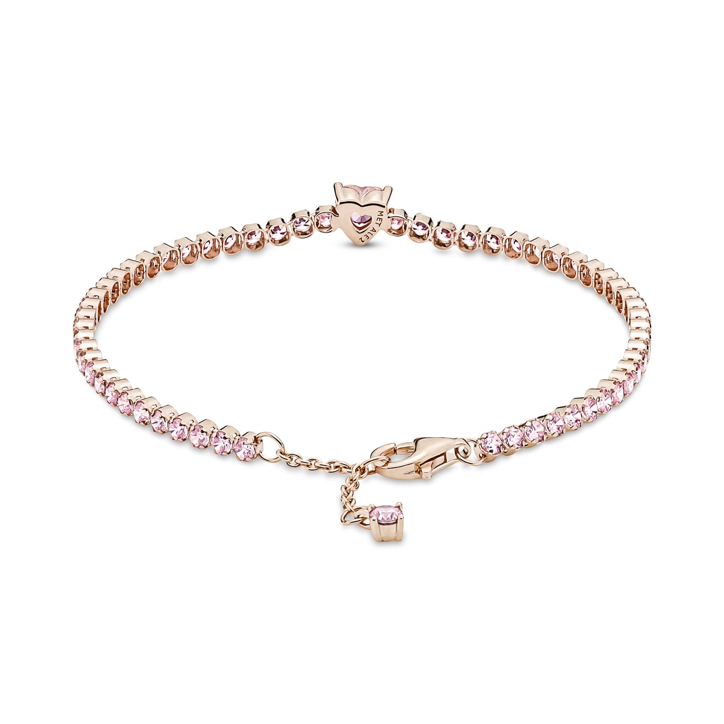 Sparkling Heart Tennis Bracelet Premium Fashion Jewelry Gift Collection