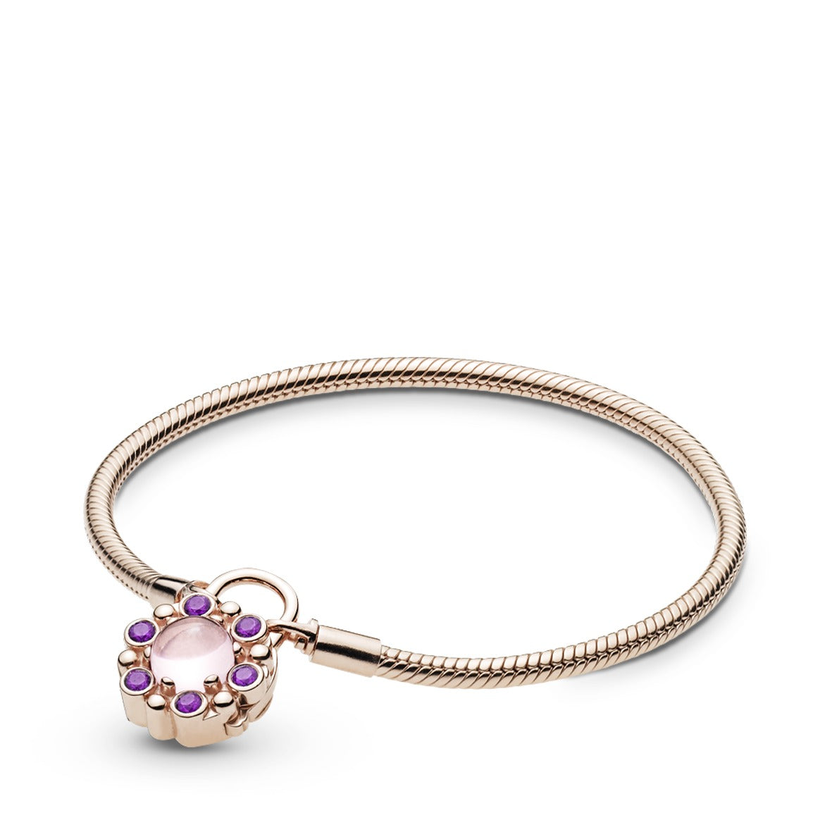 Moments Heraldic Radiance Padlock Clasp Bracelet Premium Fashion Jewelry Gift Collection