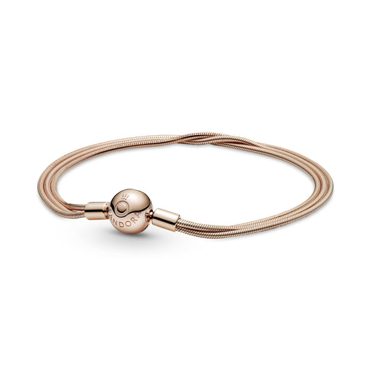 Pandora Moments Multi Snake Chain Bracelet Premium Fashion Jewelry Gift Collection