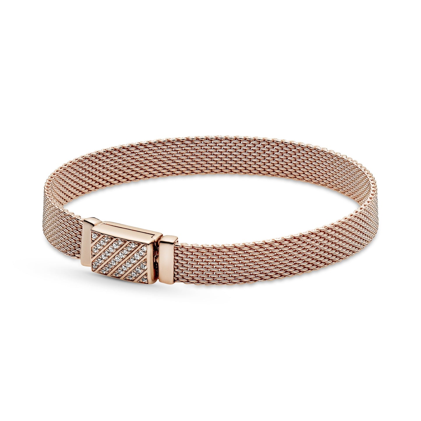 Pandora Reflexions Long Clasp Pavé Bracelet Premium Fashion Jewelry Gift Collection