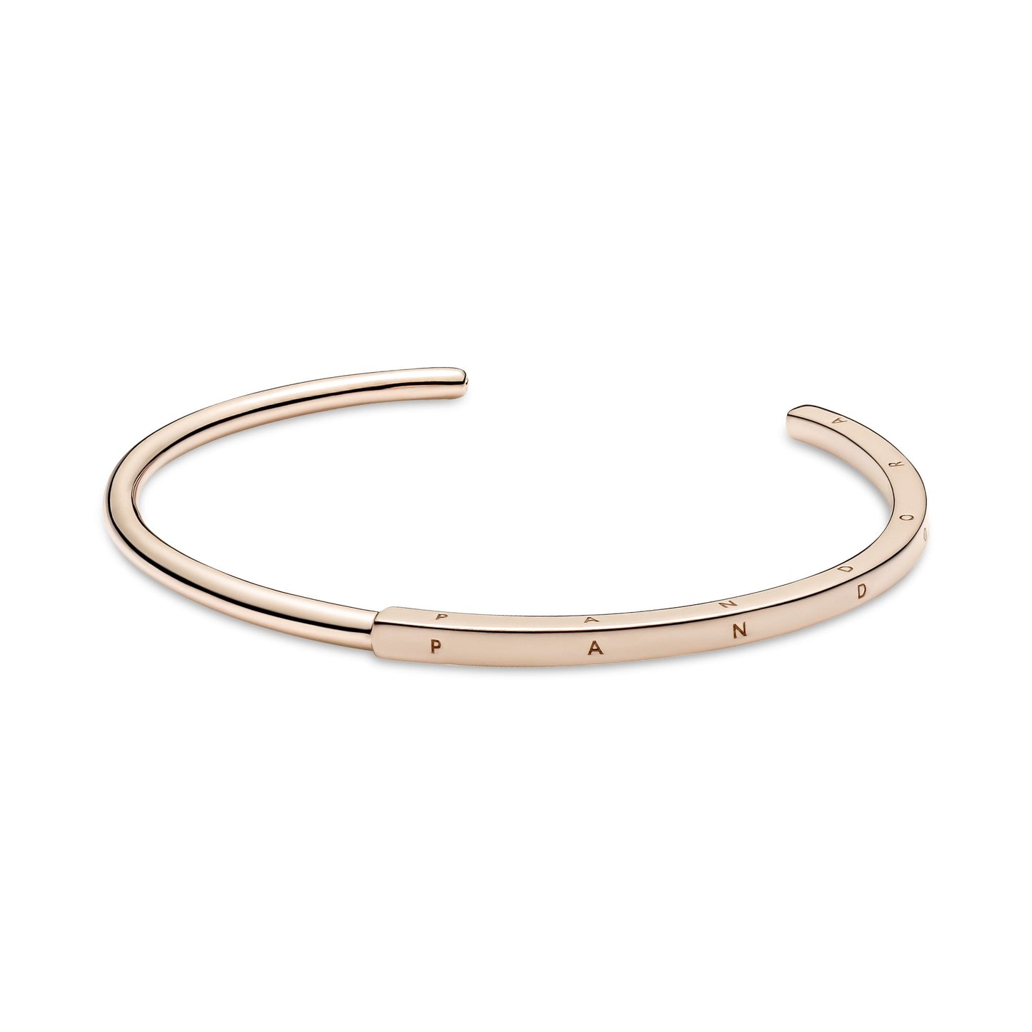 Pandora Signature I-D (Open) bangle Premium Fashion Jewelry Gift Collection