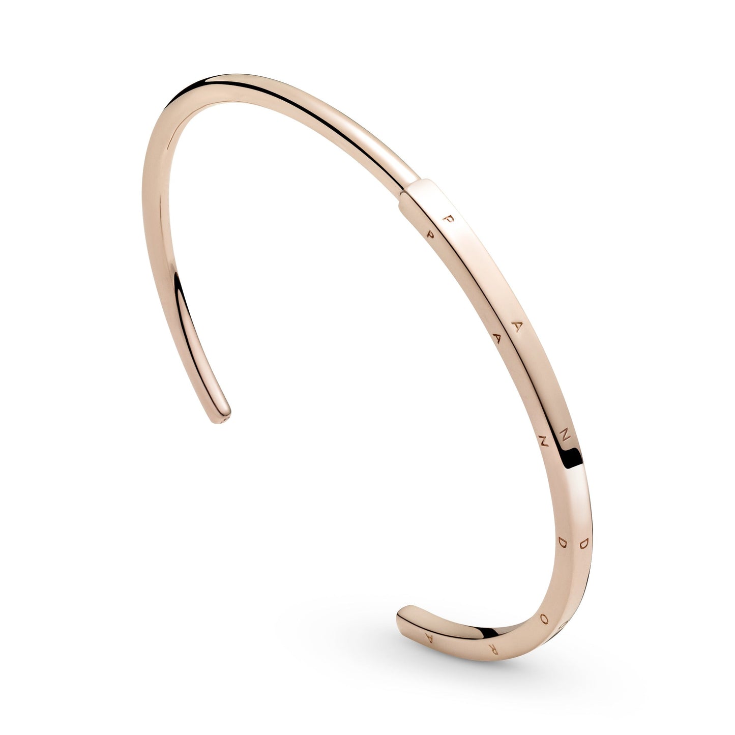 Pandora Signature I-D (Open) bangle Premium Fashion Jewelry Gift Collection