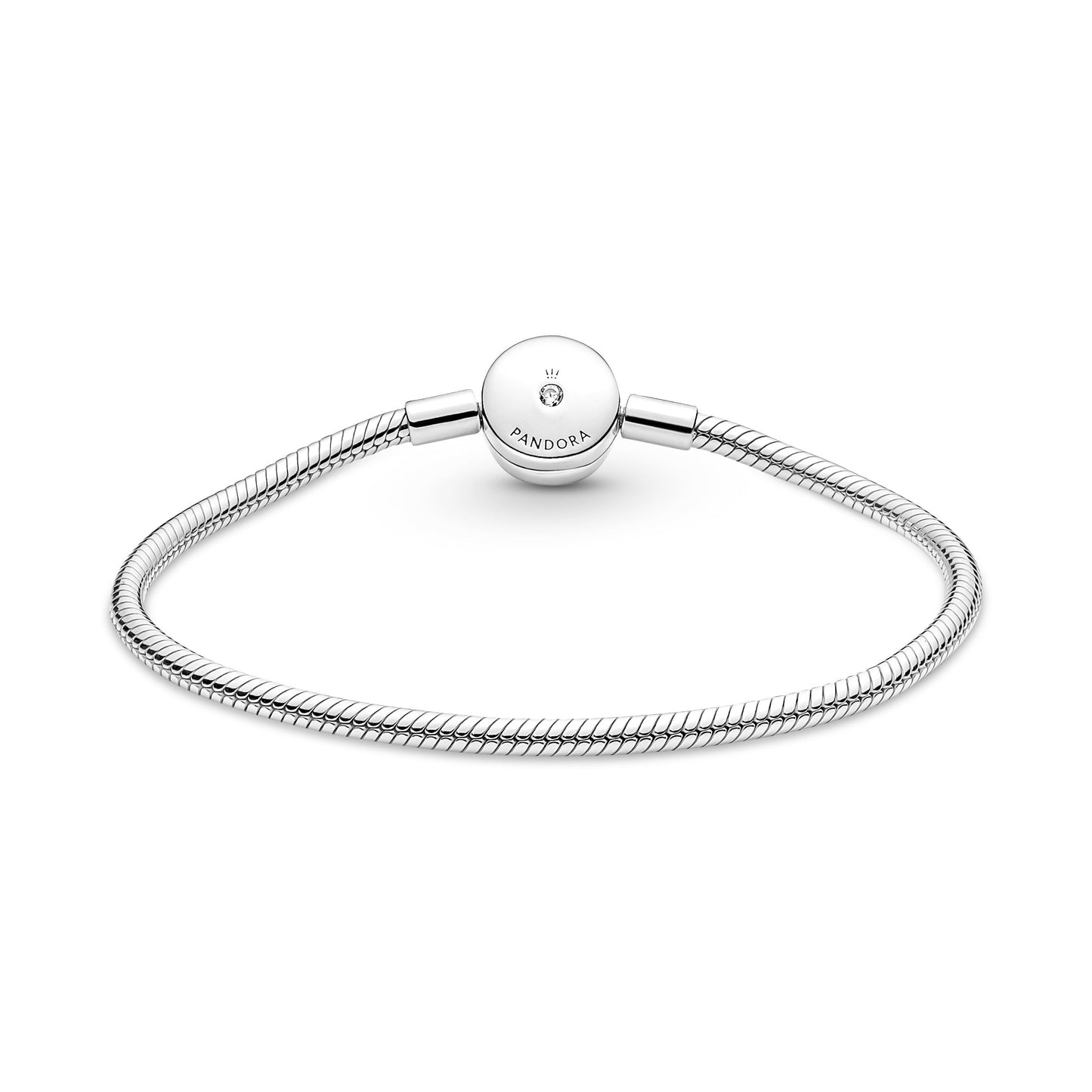 Pandora Moments Halo Snake Chain Bracelet Premium Fashion Jewelry Gift Collection