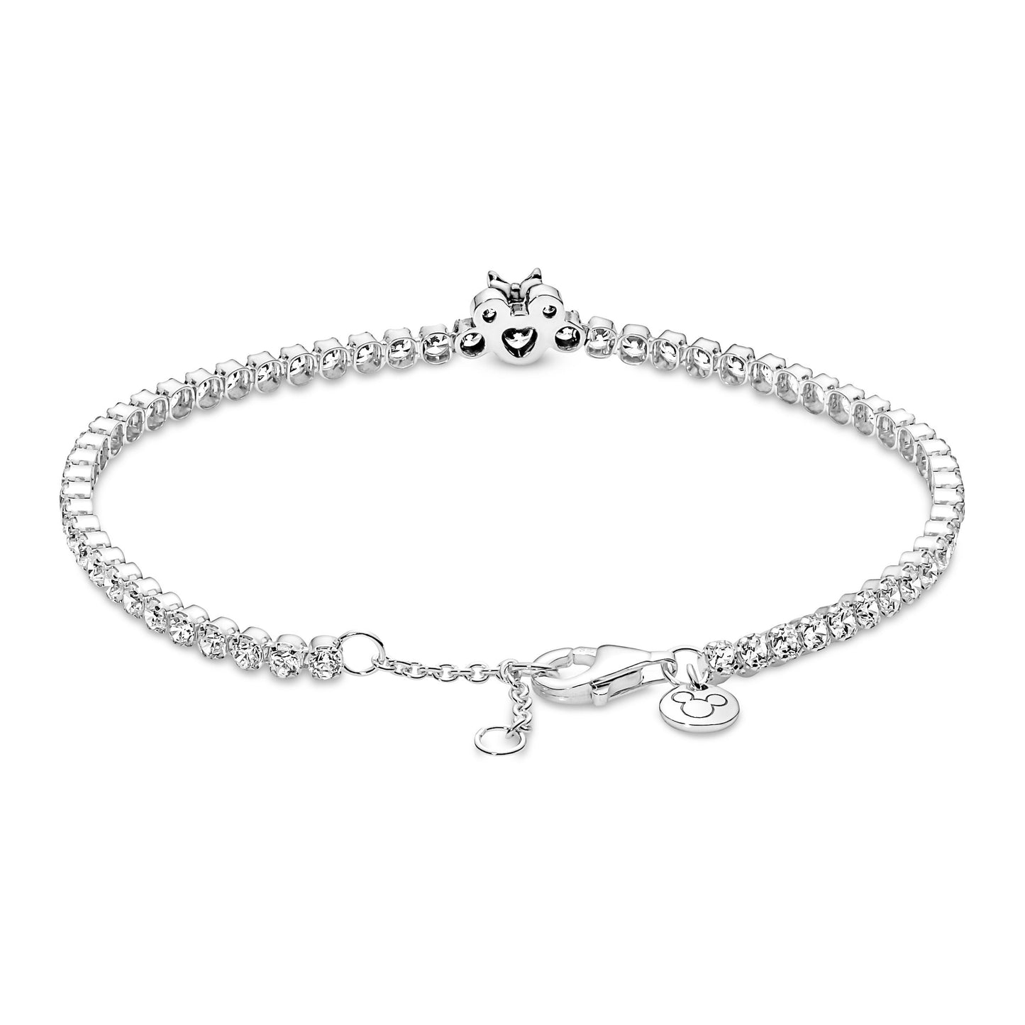 Disney Minnie Mouse Tennis Bracelet Premium Fashion Jewelry Gift Collection