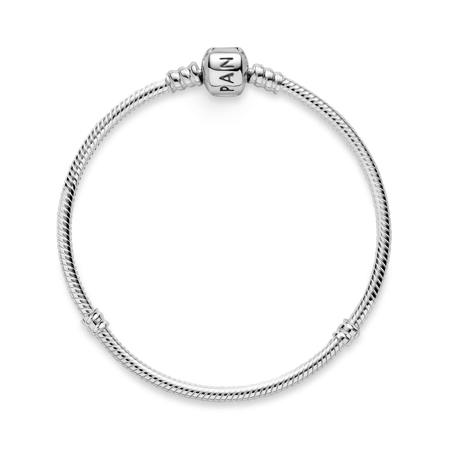 Pandora Moments Barrel Clasp Snake Chain Bracelet Premium Fashion Jewelry Gift Collection